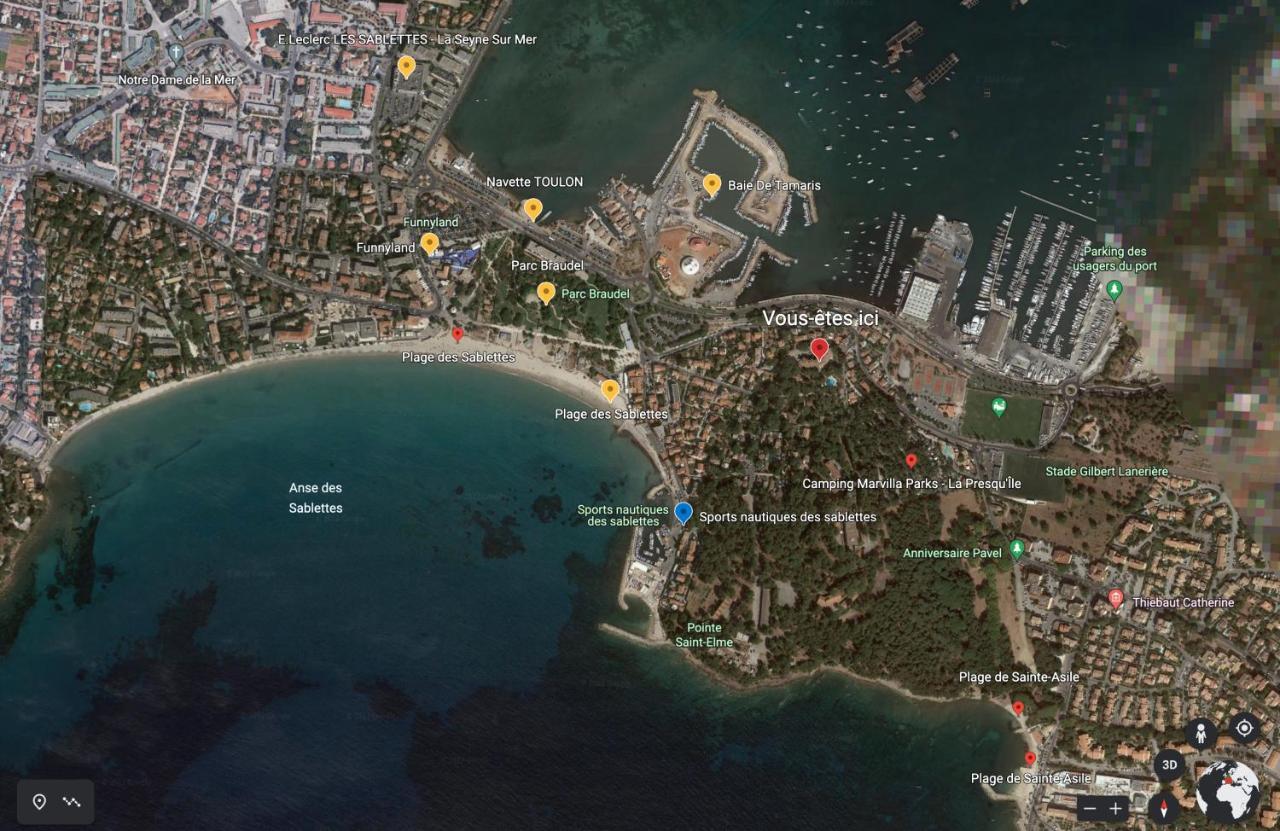 T1 Avec Piscine A 300M Des Plages Pour 4 Personnes - Residence Saint Elme لا سين سور مير المظهر الخارجي الصورة